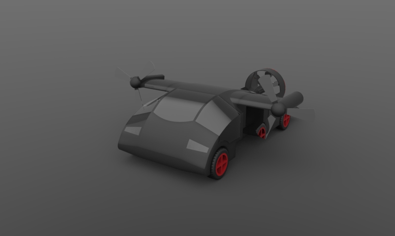 41--Terrafugia TX-1概念飞行车模型3D图纸